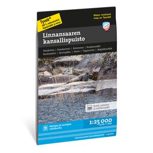 Calazo Linnansaaren kansallispuisto 1:25 000