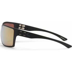 Gatorz Marauder Cerakote blackout with rose polarized lens w/ gold mirror