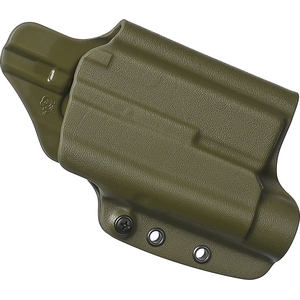 G-Code OSL (Operational Series-Light) holster, Brushed RTI adapter., Black, RMR Cut, Glock 19 (Gen5) /w Streamlight TLR-7A, Right