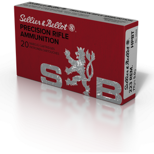 Sellier & Bellot .223 Rem HPBT (OTM) 77grs 5,0g, 20kpl