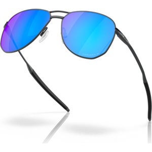 Oakley Contrail TI Satin Light Steel w/ Prizm Sapphire Polarized