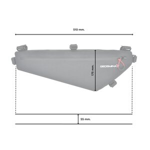 Geosmina Large Frame Bag Gravel