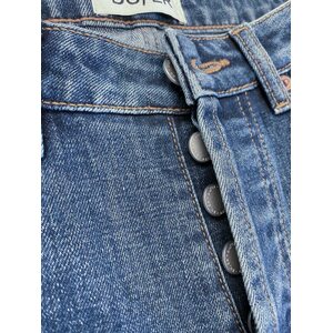 Duer Midweight Denim High Rise Taper Womens