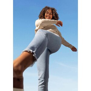 Duer Midweight Denim High Rise Taper Womens