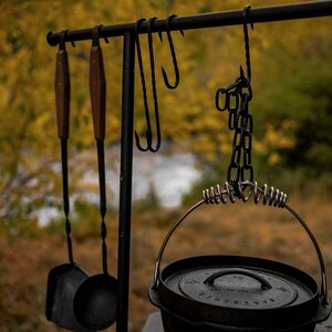 Barebones Cowboy Grill S-Hook & Chain Set