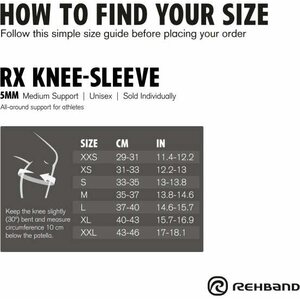 Rehband RX Knee Sleeve 5 mm