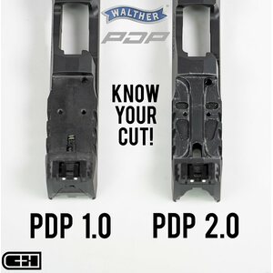 C&H Precision Walther PDP 1.0 V4 MIL/LEO to Aimpoint ACRO