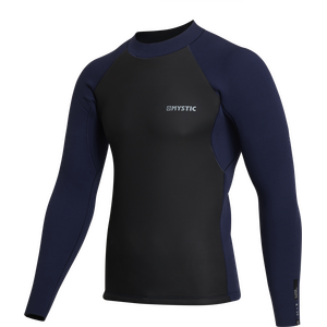 Mystic Star Surf Top L/S 2mm, Navy, M