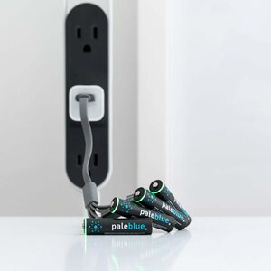 Pale Blue AAA USB-C Rechargeable Batteries