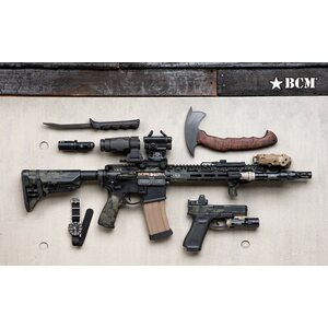 BCM Lower 1/3 Cowitness A/T Optic Mount for AIMPOINT MICRO T2