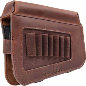 Allen Westcliff Leather Buttstock Cartridge Carrier with Cheek Piece