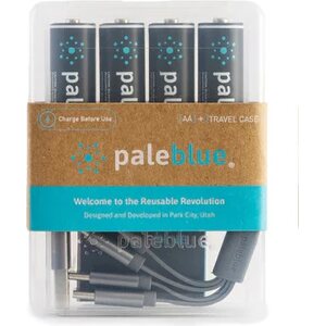 Pale Blue AA USB-C Rechargeable Batteries