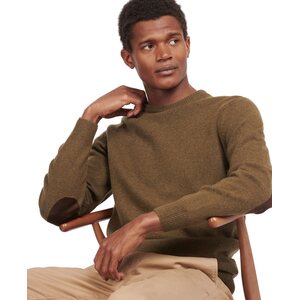 Barbour Essential Patch Crew Neck Sweater Mens