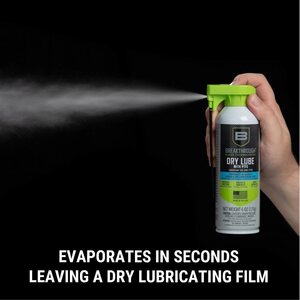 Breakthrough Aerosol Dry Lube, 6oz, Clear