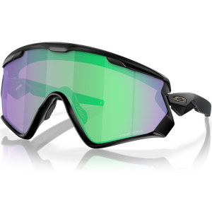 Oakley Wind Jacket 2.0, Matte Black w/ Prizm Road Jade
