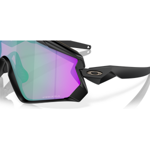 Oakley Wind Jacket 2.0, Matte Black w/ Prizm Road Jade