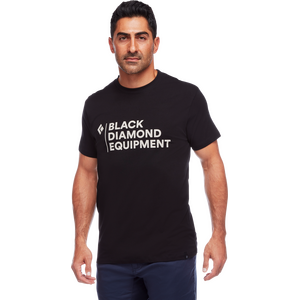Black Diamond Stacked Logo SS Tee Mens