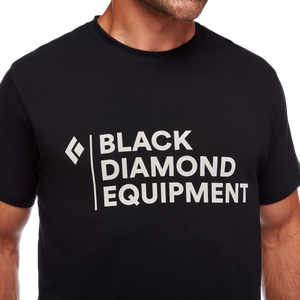 Black Diamond Stacked Logo SS Tee Mens
