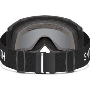 Smith Squad Mag, Black w/ Chromapop Sun Black Gold Mirror + Chromapop Storm Blue Sensor Mirror