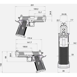 BUL Armory SAS II TAC 4.25”