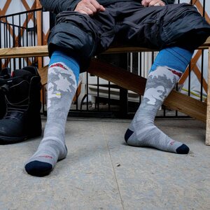Darn Tough Heady Yeti OTC Midweight with Cushion Merino Mens