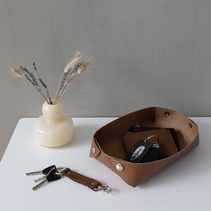 Miiko Key Ring, Leather