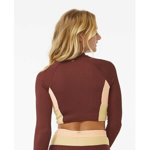 Rip Curl Block Party Spliced Crop Long Sleeve Womens