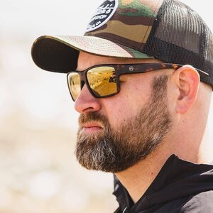 Magpul Explorer Eyewear, Polarized - Tortoise / Bronze, Gold Mirror