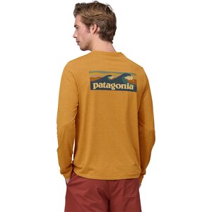 Patagonia Longsleeve Cap Cool Daily Graphic Shirt - Waters Mens