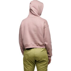 Black Diamond Crop Pullover Hoody Womens