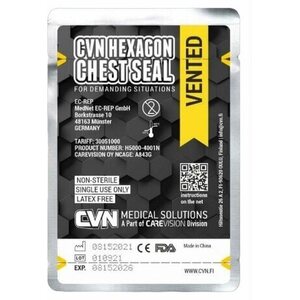 CVN Hexagon Chest Seal Vented 2-pack