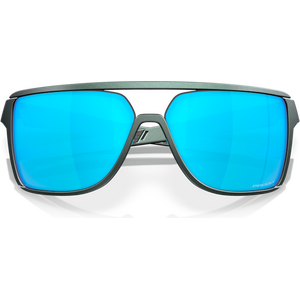 Oakley Castel Matte Silver/Blue Colorshift w/ Prizm Sapphire