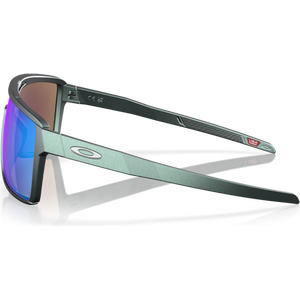 Oakley Castel Matte Silver/Blue Colorshift w/ Prizm Sapphire