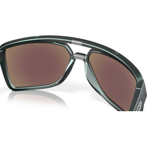 Oakley Castel Matte Silver/Blue Colorshift w/ Prizm Sapphire