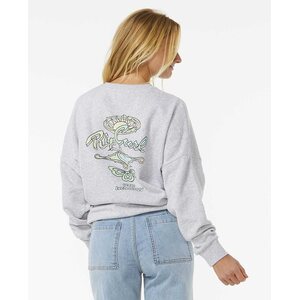 Rip Curl Rolling Curl Drop Shoulde Crew Womens