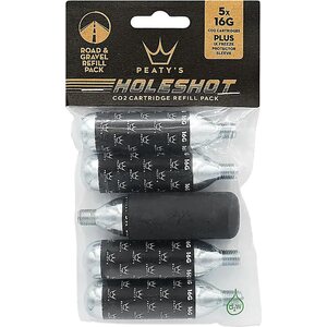 Peaty's Holeshot CO2 Cartridge 16g, 5 pcs