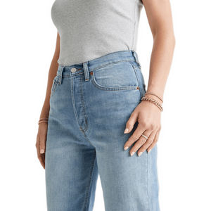 Duer Midweight Denim High Rise Arc Womens