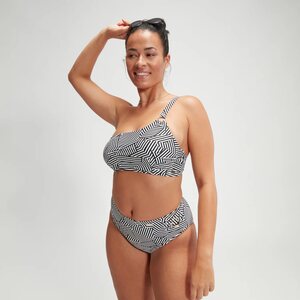 Speedo Shaping Printed Asymmetric Top Womens