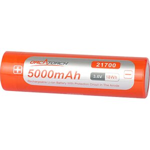 OrcaTorch 21700 USB Battery 5000mah
