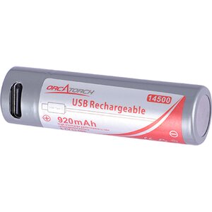 OrcaTorch 14500 USB-Battery 920mAh