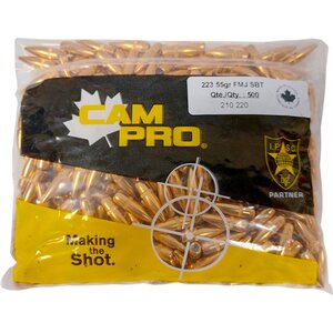 Cam Pro .223 55 gr FMJ SBT 2000 ks