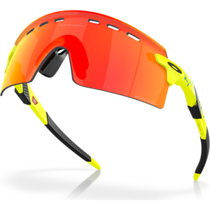 Oakley Encoder Strike Vented, Matte Tennis Ball Yellow w/ Prizm Ruby