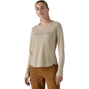 Patagonia Long-Sleeved Cap Cool Trail Graphic Shirt Womens