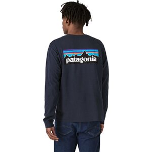 Patagonia Long-Sleeved P-6 Logo Responsibili-Tee Mens
