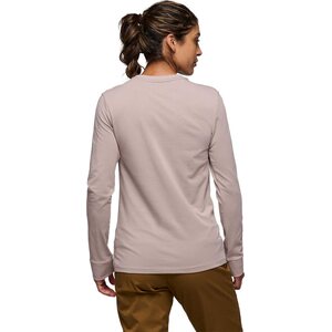 Black Diamond Heritage Wordmark LS Tee Womens