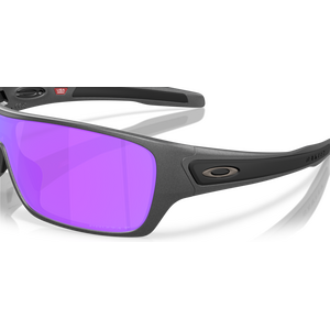 Oakley Turbine Rotor, Matte Steel w/ Prizm Violet Polarized