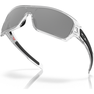 Oakley Turbine Rotor, Polished Clear w/ Prizm Black Polarized