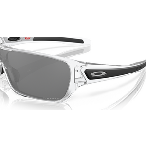 Oakley Turbine Rotor, Polished Clear w/ Prizm Black Polarized