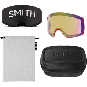 Smith 4D Mag, Crimson w/ Chromapop Everyday Red Mirror + Chromapop Storm Yellow Flash