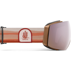 Smith I/O Mag, Mirage w/ Chromapop Everyday Rose Gold Mirror + Chromapop Storm Blue Sensor Mirror